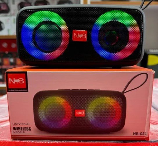 RGB Light NB-051 Bluetooth 5.0 Portable Wireless Speaker - Image 2