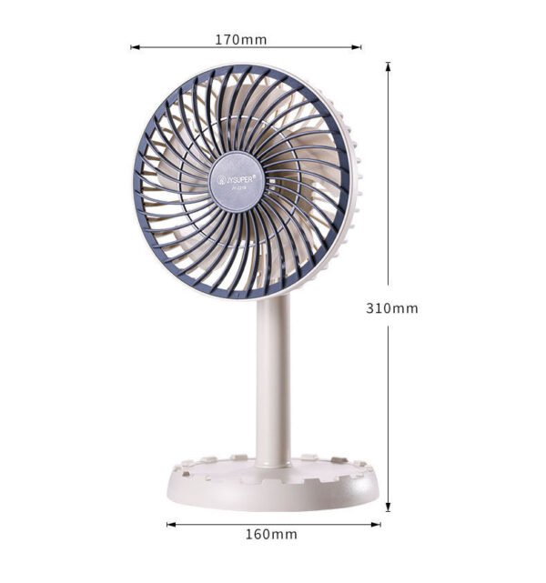 JYSUPER Mini Moving Rechargeable Fan - Image 5